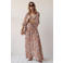 Summum maxi jurk met print - oranje