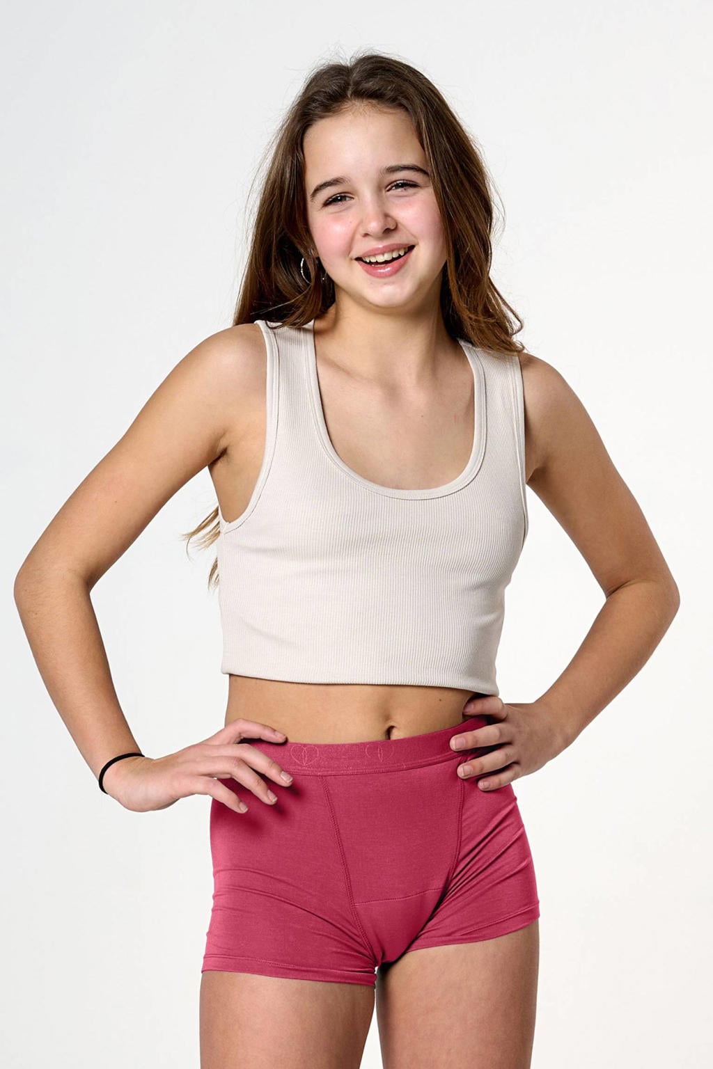 Moodies Undies boxershort menstruatieslip heavy/overnight roze