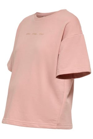 zwangerschaps T-shirt lichtroze