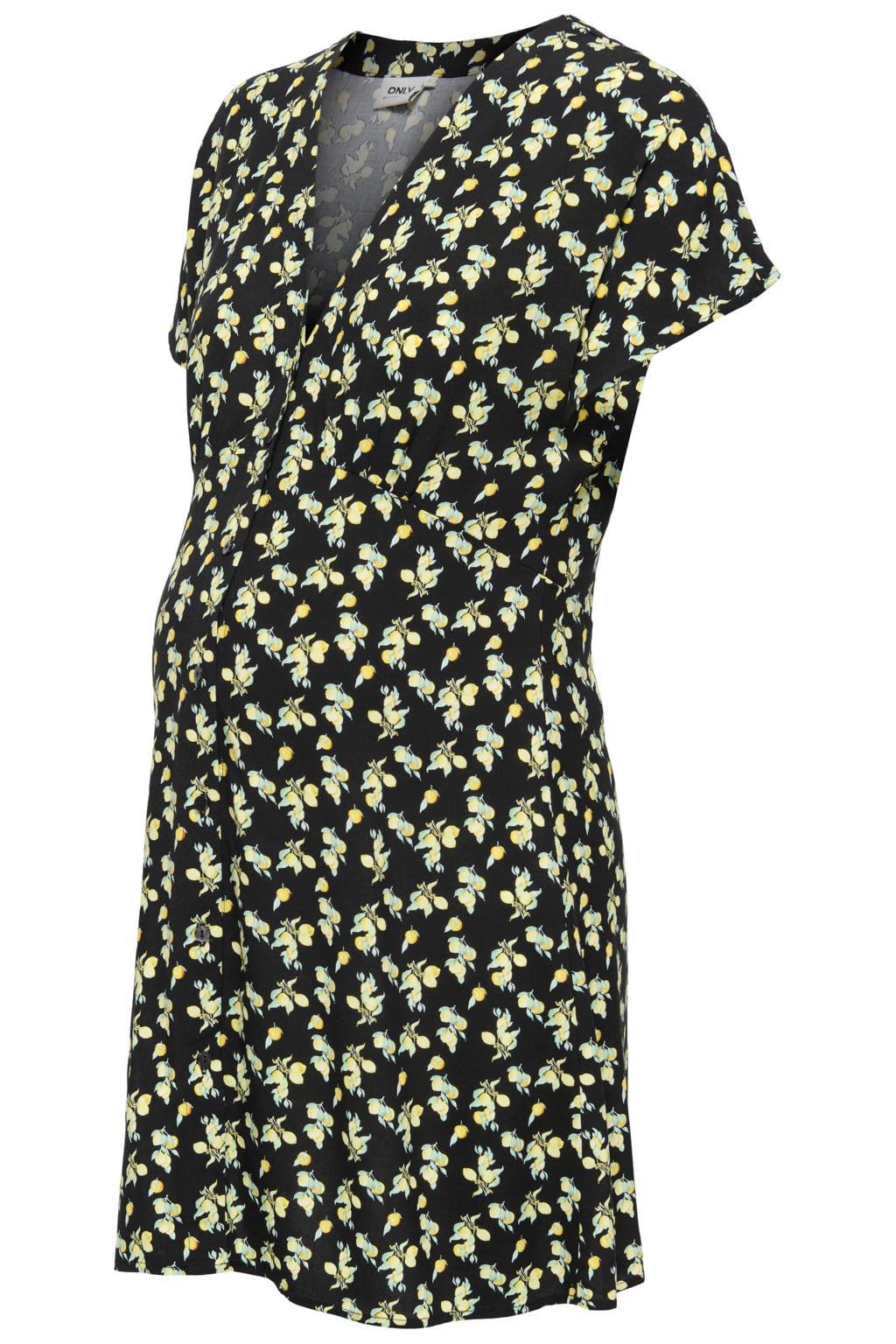 ONLY MATERNITY zwangerschaps mini jurk zwart