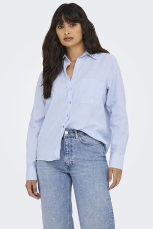 blouse lichtblauw