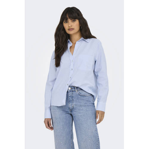 ONLY blouse lichtblauw afbeelding