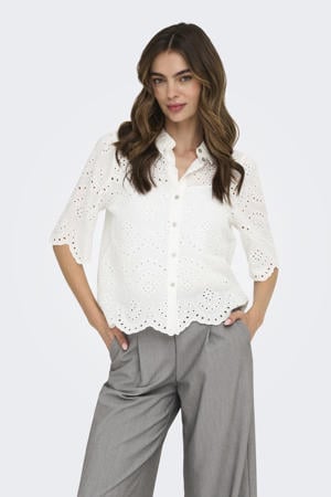 blouse wit broderie