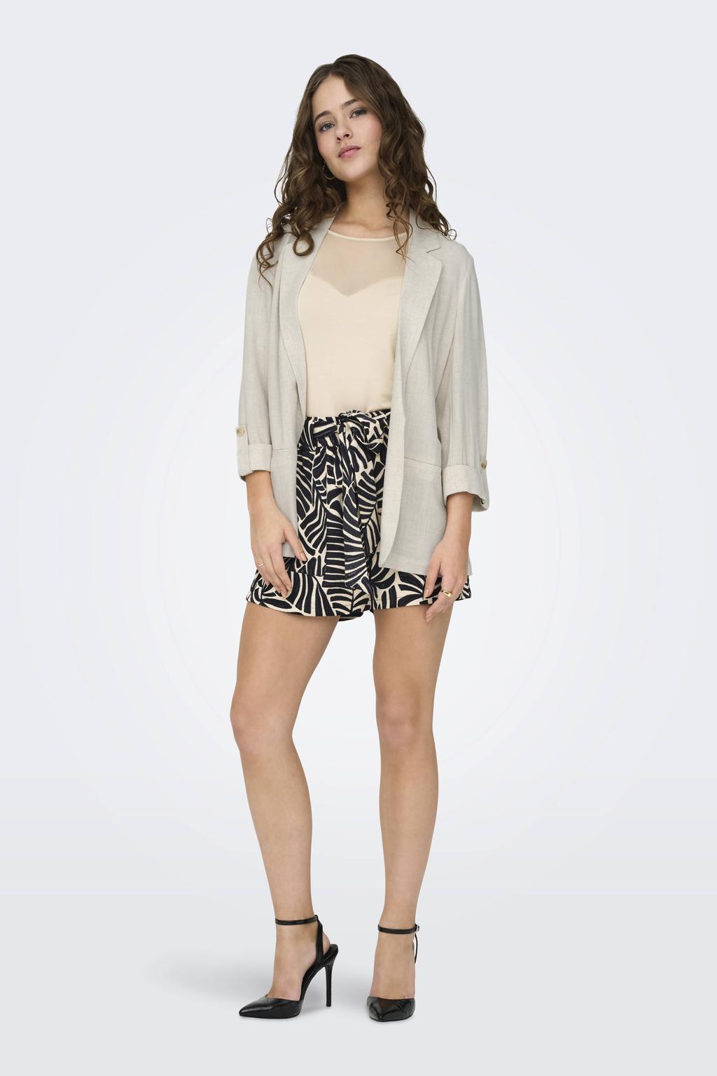 ONLY getailleerde blazer lichtgrijs