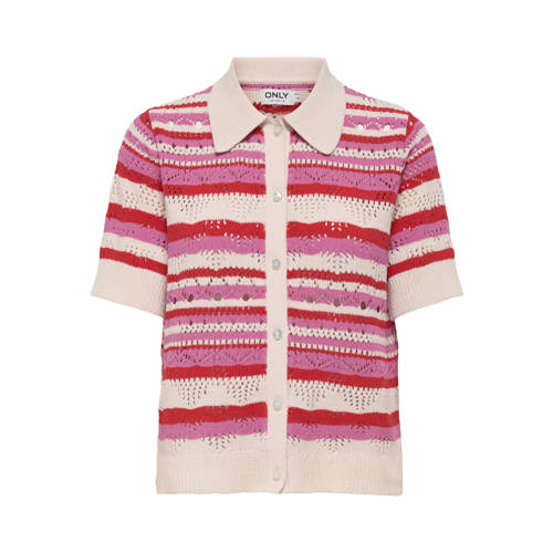 ONLY gestreepte vest multi gebreid afbeelding
