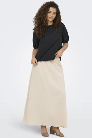A-lijn rok beige