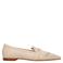 Manfield leren loafers ecru