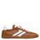 Manfield suède sneakers cognac
