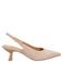 Manfield suède slingback pumps beige