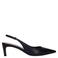 Manfield leren slingback pumps zwart