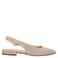 Manfield suède slingback loafers beige