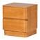 WOOOD WOOOD Fejo Nachtkastje Met Lades - MDF - Bruin - 43x40x34