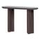 WOOOD WOOOD Evara Bijzettafel - Hout - Hoogglans Donkerbruin - 80x120x35