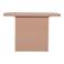 WOOOD WOOOD Nocta Bijzettafel - Hout - Hoogglans Lichtroze - 81x120x30