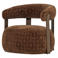 WOOOD WOOOD Foon Fauteuil - Structuurstof - Zand - 78x82x73