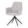 WOOOD WOOOD Grant Eetkamerstoel Met Armleuning - Melange - Zand - 88x61x63