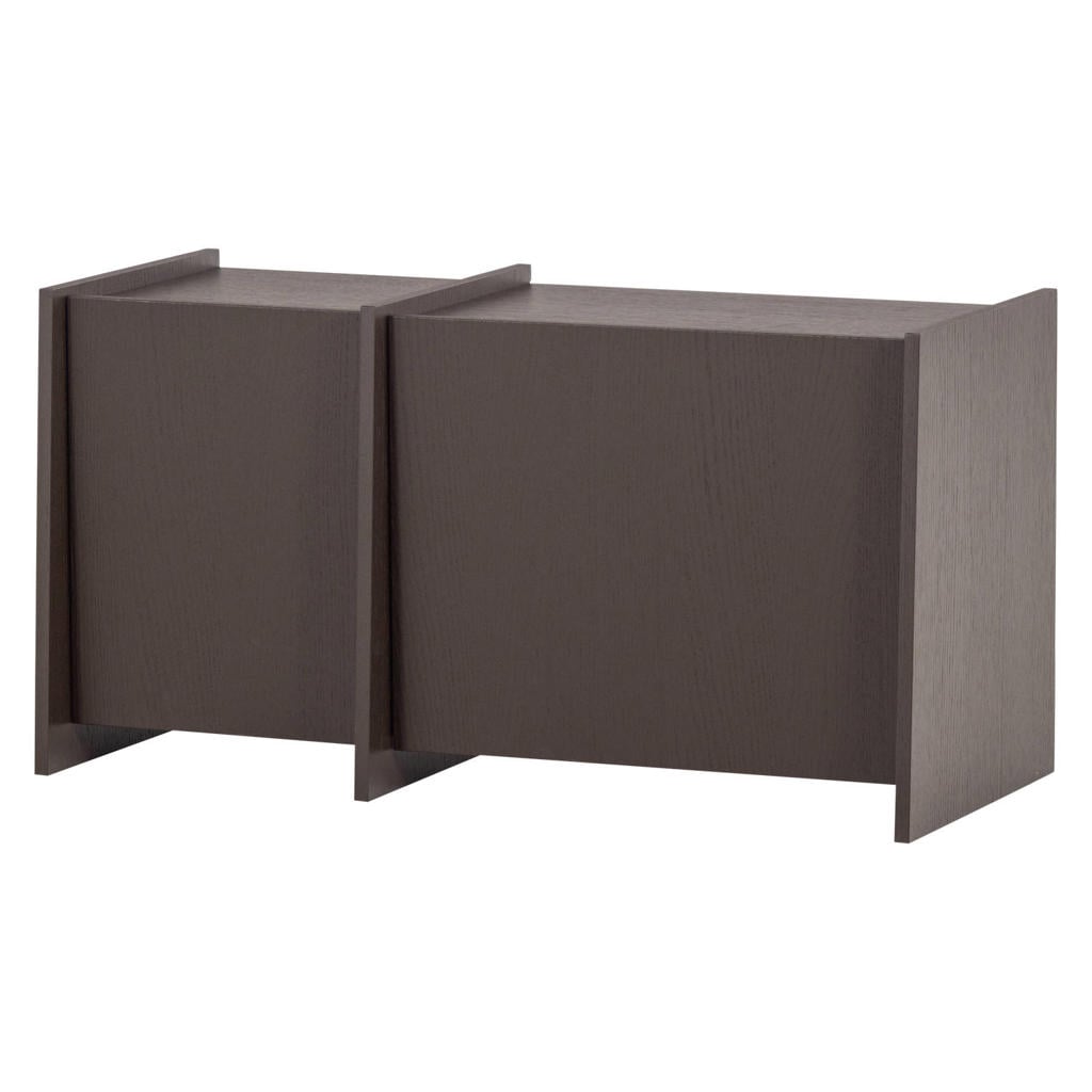 WOOOD Brock Tv Meubel 102 CM - Essen Fineer - Warmgrijs - 53x102x44