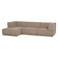 WOOOD WOOOD Manu Chaise Longue Bank Links - Velvet - Bruin - 73x286x160