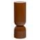 WOOOD WOOOD Toval Plantenstandaard/Pot Hoog - Metaal Hoogglans - Donkerpaars