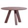 WOOOD WOOOD Rhonda Eettafel Ø129 CM - Eiken - Warmgrijs- 75x129x129
