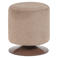 WOOOD WOOOD Islen Poef Met Draaivoet - Bouclé - Beige - 47x39x39