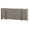 WOOOD WOOOD Brock Dressoir 200 CM - Essen Fineer - Middenbruin - 85x200x44