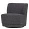 WOOOD WOOOD Atty Draaifauteuil - Grove Melange - Beige - 75x74x65