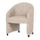 WOOOD Cordo Eetkamerstoel Met Wielen - Melange - Naturel - 83x64x64