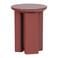 WOOOD WOOOD Orivo Bijzettafel - Hout - Hoogglans Oudroze - 50x40x40