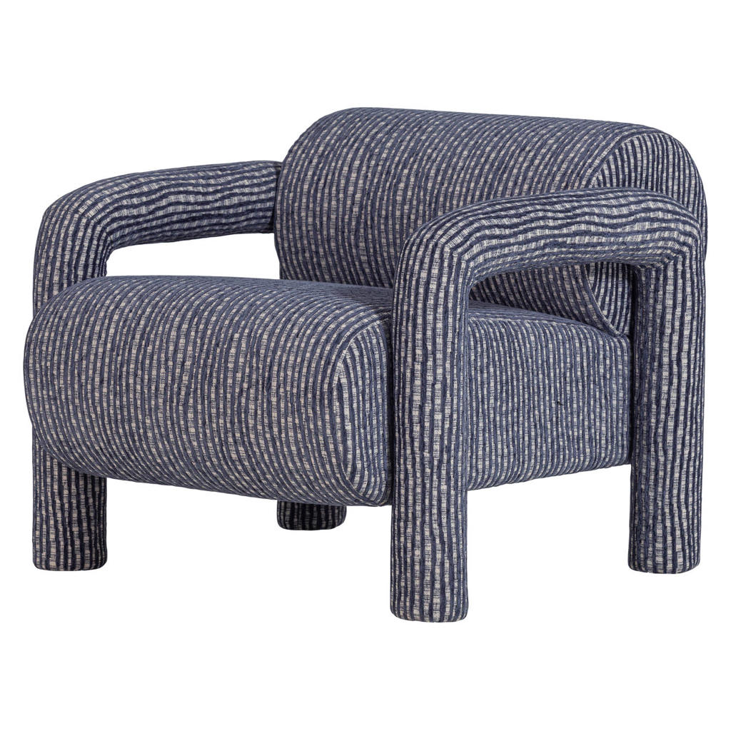 WOOOD WOOOD Lenny Fauteuil - Dessin - Grijsblauw - 65x76x82