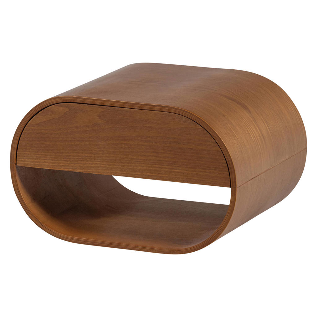 WOOOD WOOOD Momo Nachtkastje Hangend - Hout - Zand - 24x36x28