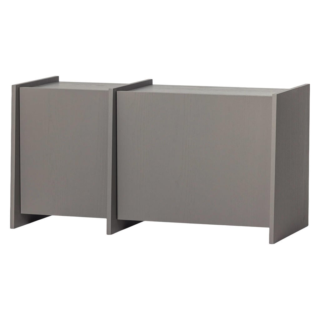 WOOOD WOOOD Brock Tv Meubel 102 CM - Essen Fineer - Middenbruin - 53x102x44