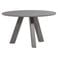 WOOOD WOOOD Rhonda Eettafel Ø129 CM - Eiken - Warmgrijs- 75x129x129