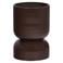 WOOOD Toval Pot Laag - Metaal - Hoogglans Paars/Bruin - 40x28x28