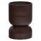 WOOOD WOOOD Toval Pot Laag - Metaal - Hoogglans Paars/Bruin - 40x28x28