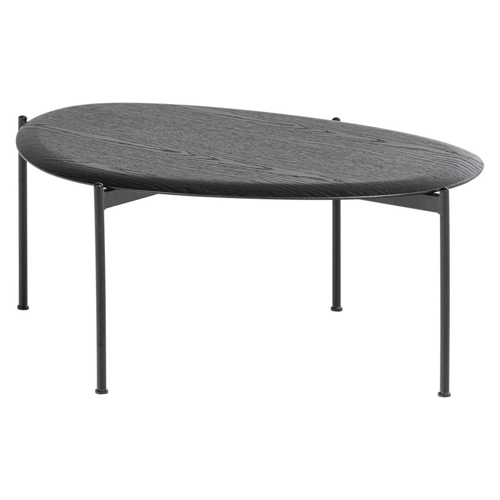WOOOD WOOOD Kota Salontafel - MDF/Fineer - Zwart - 36x92x68