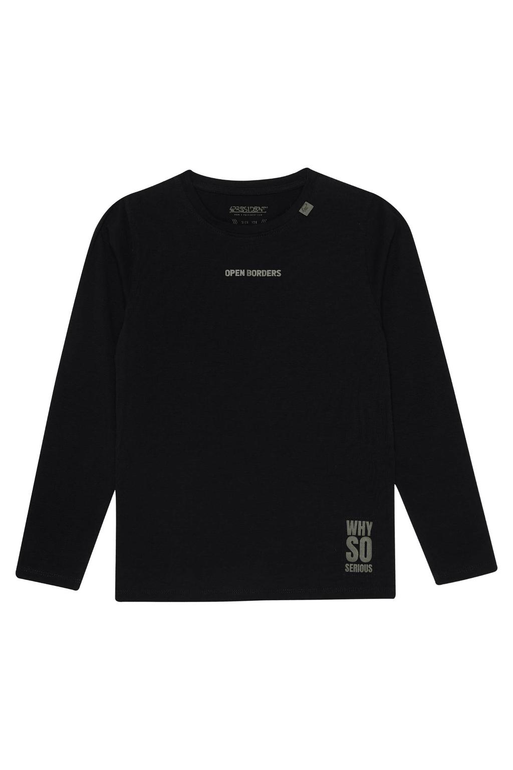 4PRESIDENT Longsleeve Gavriel Black