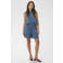 Saint Tropez regular high waist short broderie medium blue denim