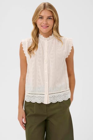 blouse broderie ecru