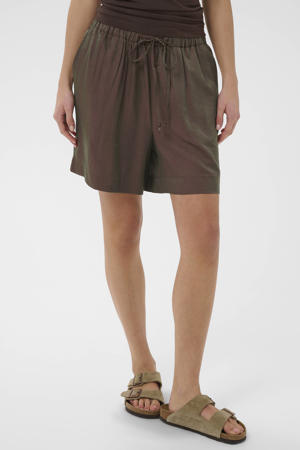 regular waist casual short bruin