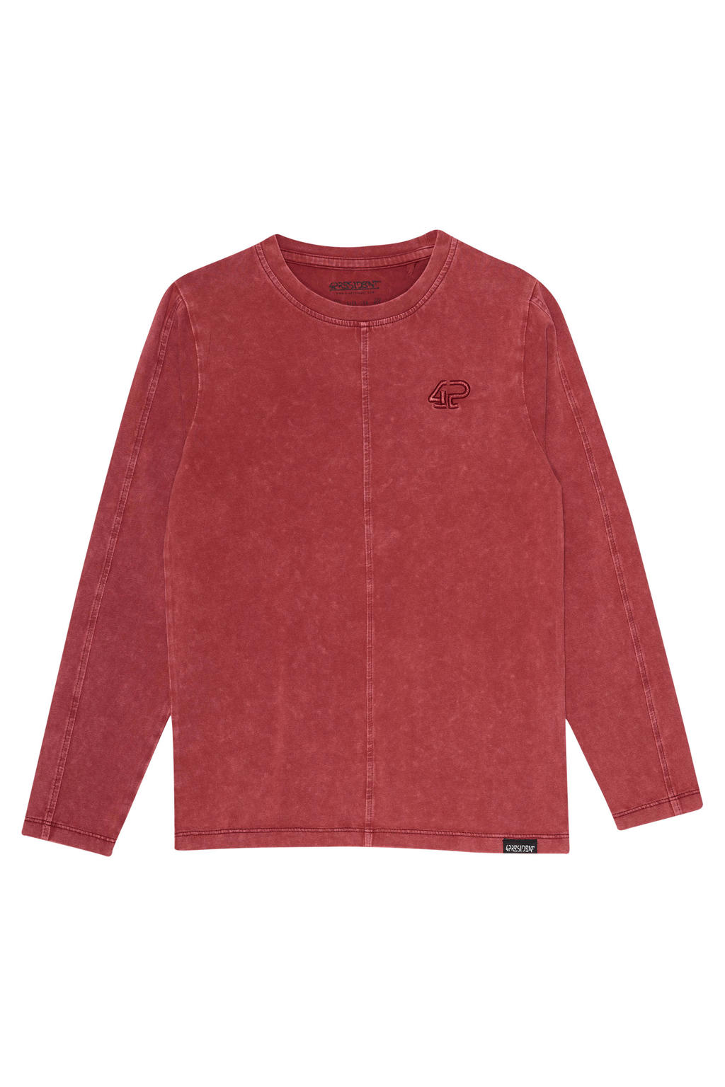 4PRESIDENT Longsleeve Noud Red