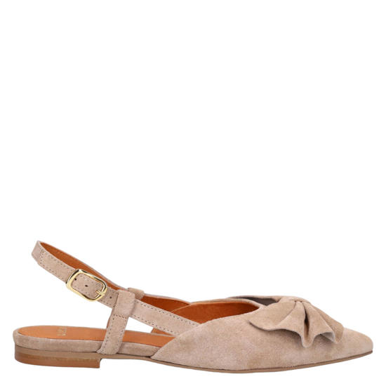 suède slingback loafers