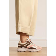 thumbnail: Manfield chunky leren sneakers roze