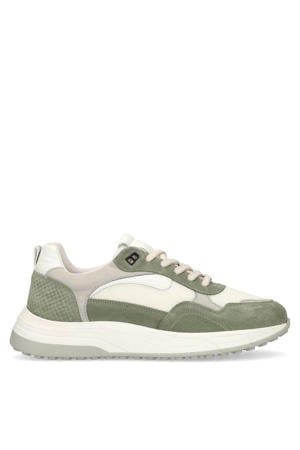 suède sneakers groen