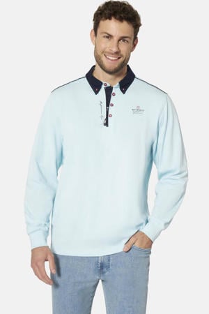 regular fit sweater Plus Size - lichtblauw