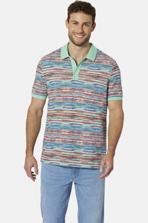 regular fit gemêleerde polo Plus Size - groen