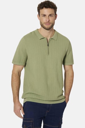 regular fit polo +FIT Collectie, Plus Size - groen