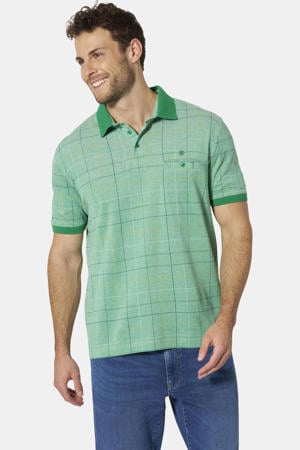 geruite polo Plus Size - groen