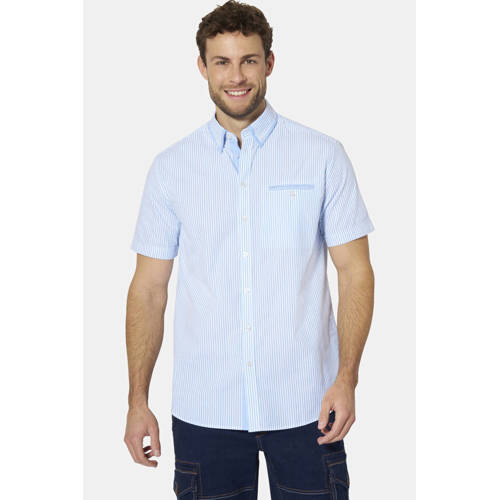 Babista regular gestreepte casual overhemd blauw afbeelding