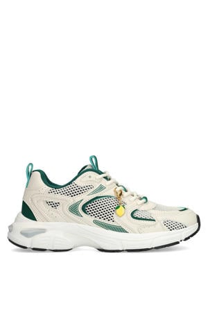 chunky sneakers ecru/groen